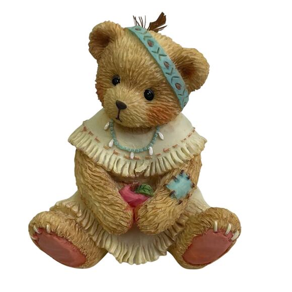 Vintage 1994 Cherished Teddies Winona 617172 Little Fair Feather Friend Bear - Picture 1 of 4